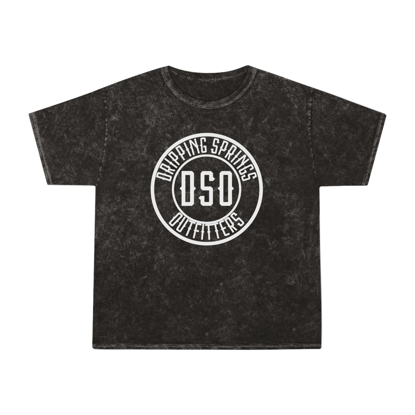 Dripping Springs Logo (White) Mineral Wash T-Shirt