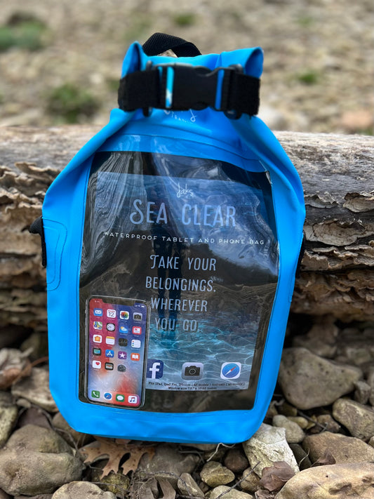 Sea Clear Waterproof Pack - Blue