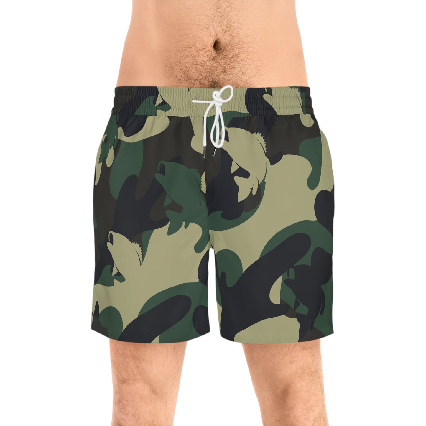 Men's Mid-Length Swim Shorts (AOP)